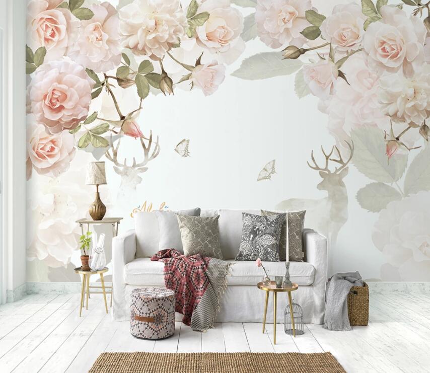 3D Flower 789 Wall Murals Wallpaper AJ Wallpaper 2