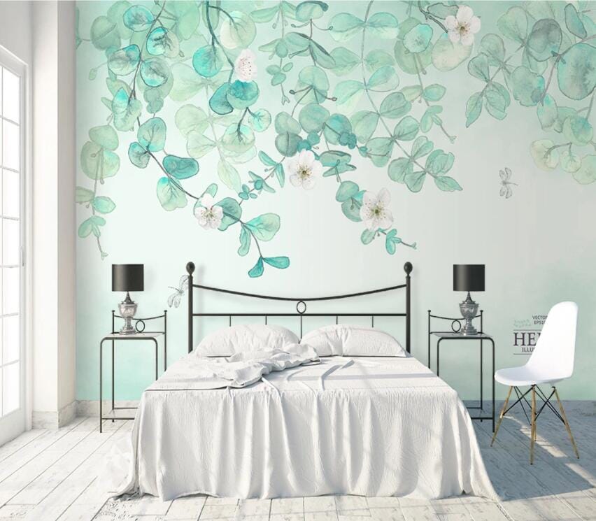 3D Flower Branch 2171 Wall Murals Wallpaper AJ Wallpaper 2