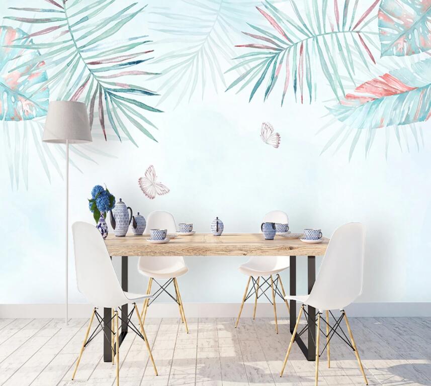 3D Colored Leaves 763 Wall Murals Wallpaper AJ Wallpaper 2