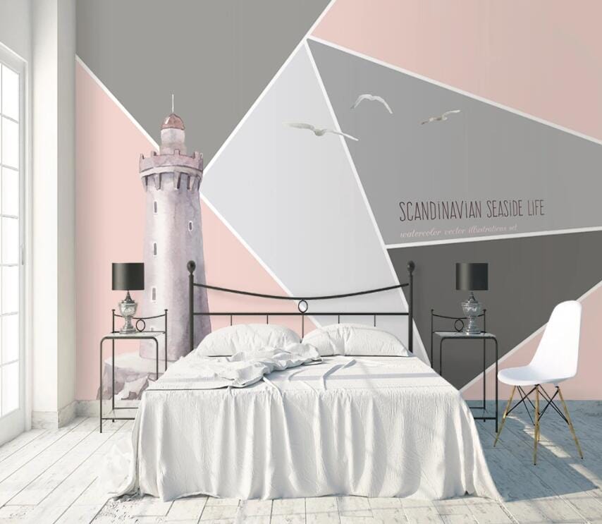 3D Colored Triangle 2155 Wall Murals Wallpaper AJ Wallpaper 2