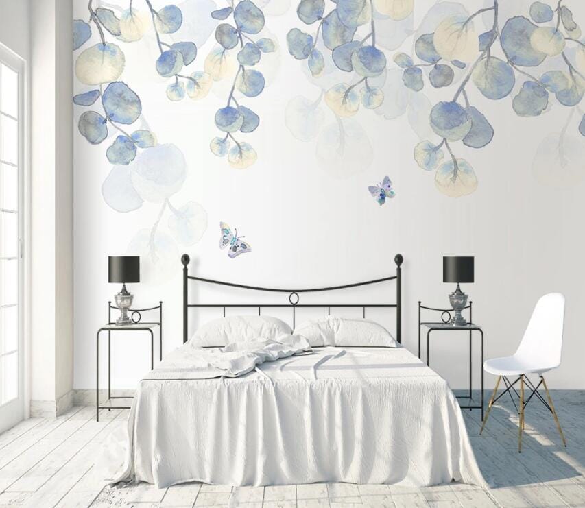 3D Yellow Leaves 2154 Wall Murals Wallpaper AJ Wallpaper 2