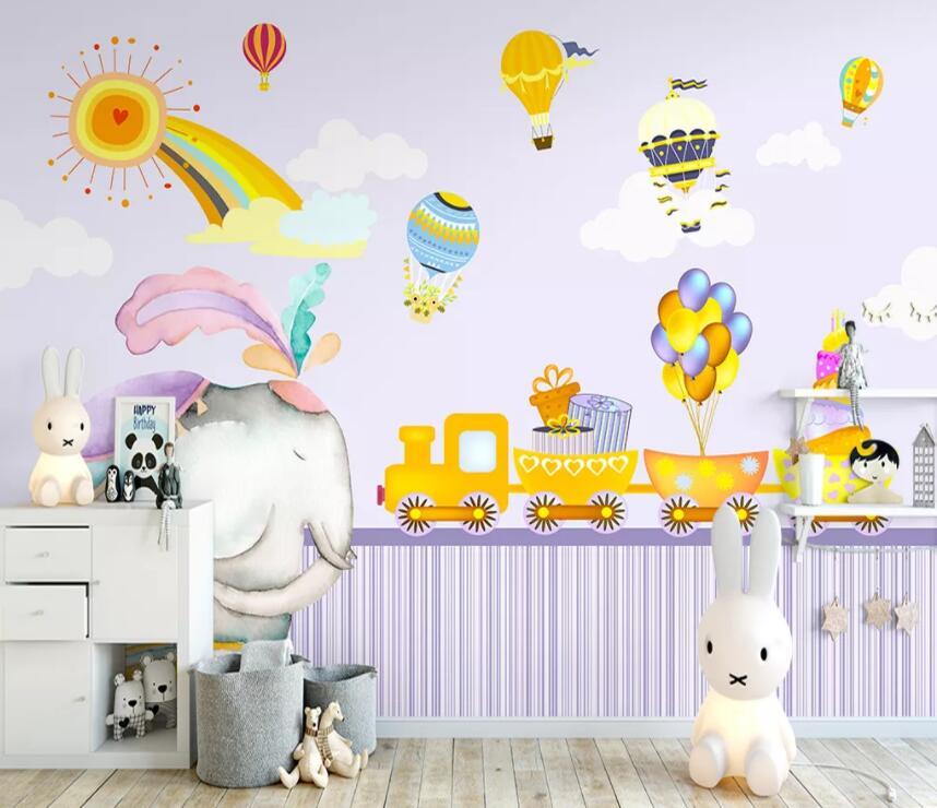 3D Balloon Sun 2148 Wall Murals Wallpaper AJ Wallpaper 2