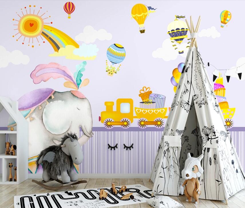 3D Painted balloon 740 Wall Murals Wallpaper AJ Wallpaper 2