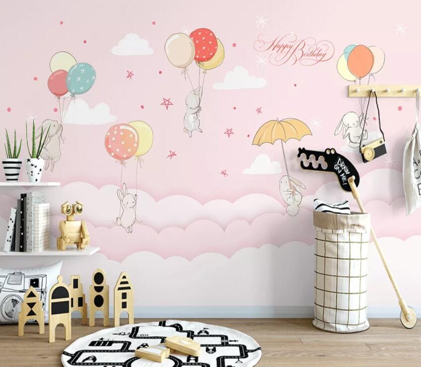 3D Colorful Balloons 2142 Wall Murals Wallpaper AJ Wallpaper 2