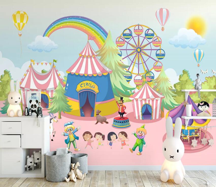3D Color Amusement Park 719 Wall Murals Wallpaper AJ Wallpaper 2