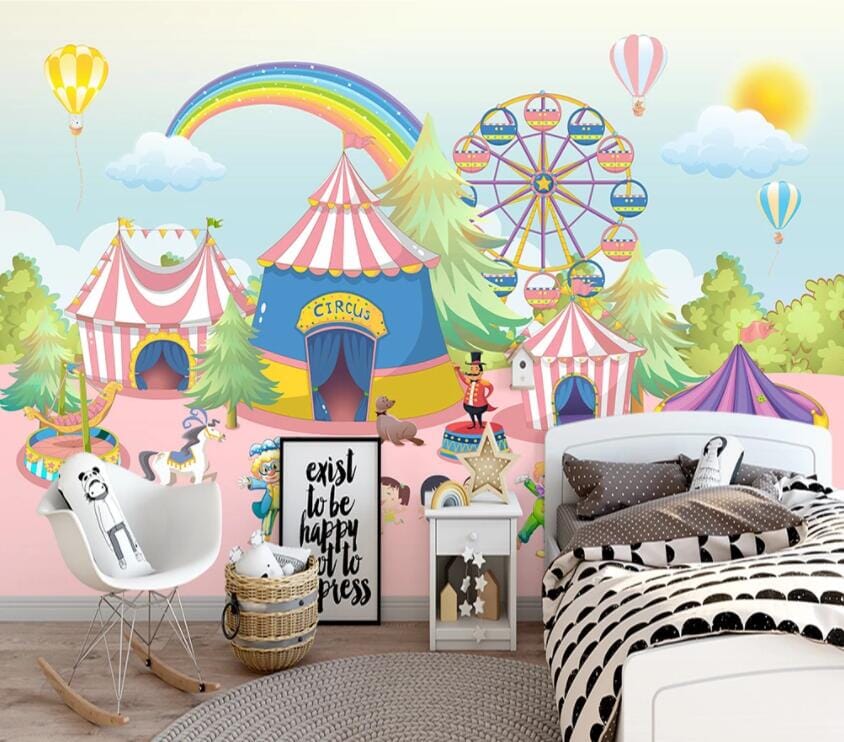 3D Rainbow World 2130 Wall Murals Wallpaper AJ Wallpaper 2