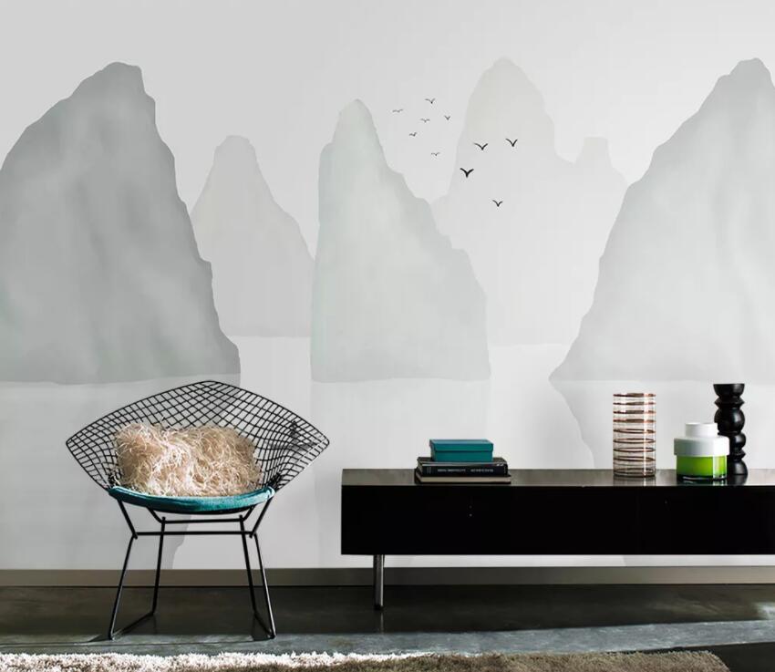 3D High Mountain 701 Wall Murals Wallpaper AJ Wallpaper 2