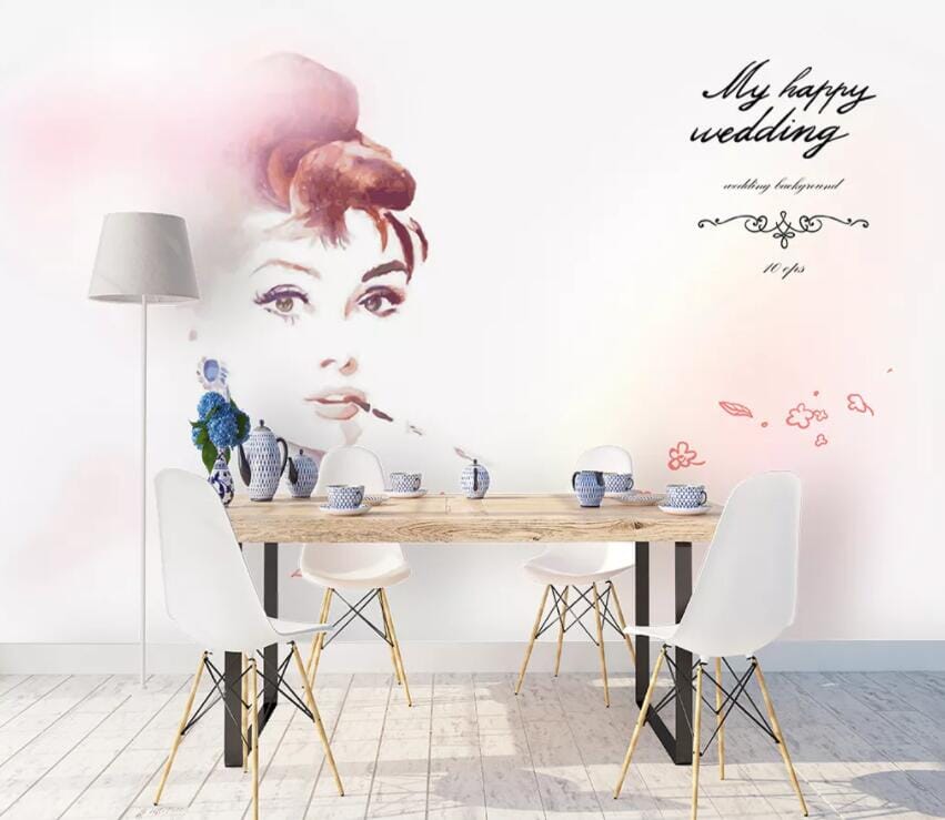 3D Fashion Girl 2102 Wall Murals Wallpaper AJ Wallpaper 2