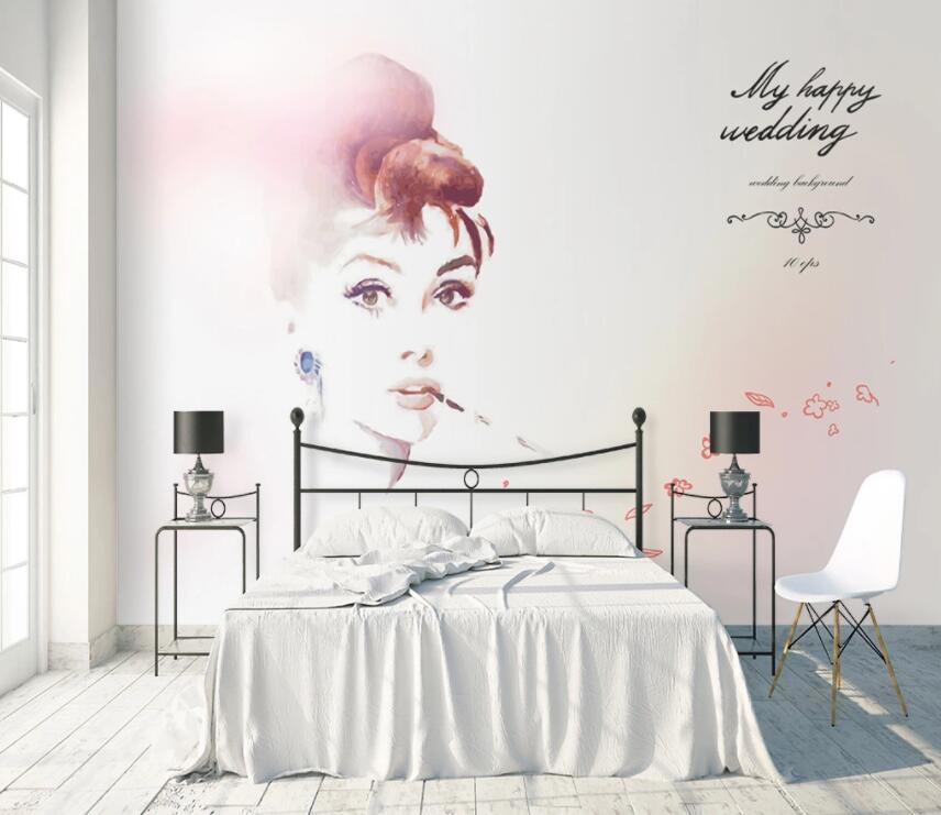 3D Fashion Lady 690 Wall Murals Wallpaper AJ Wallpaper 2