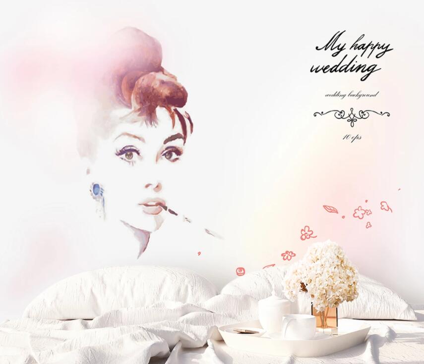 3D Fashion Lady 690 Wall Murals Wallpaper AJ Wallpaper 2