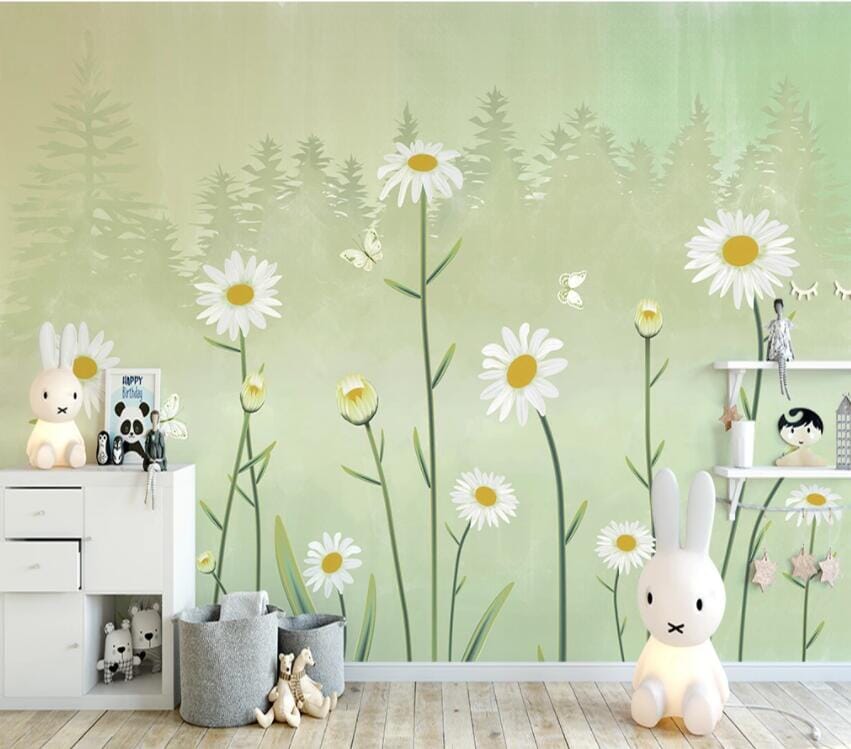 3D Little Chrysanthemum 1997 Wall Murals Wallpaper AJ Wallpaper 2
