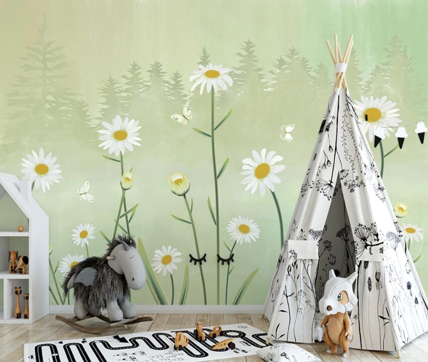 3D Fresh Chrysanthem 675 Wall Murals Wallpaper AJ Wallpaper 2