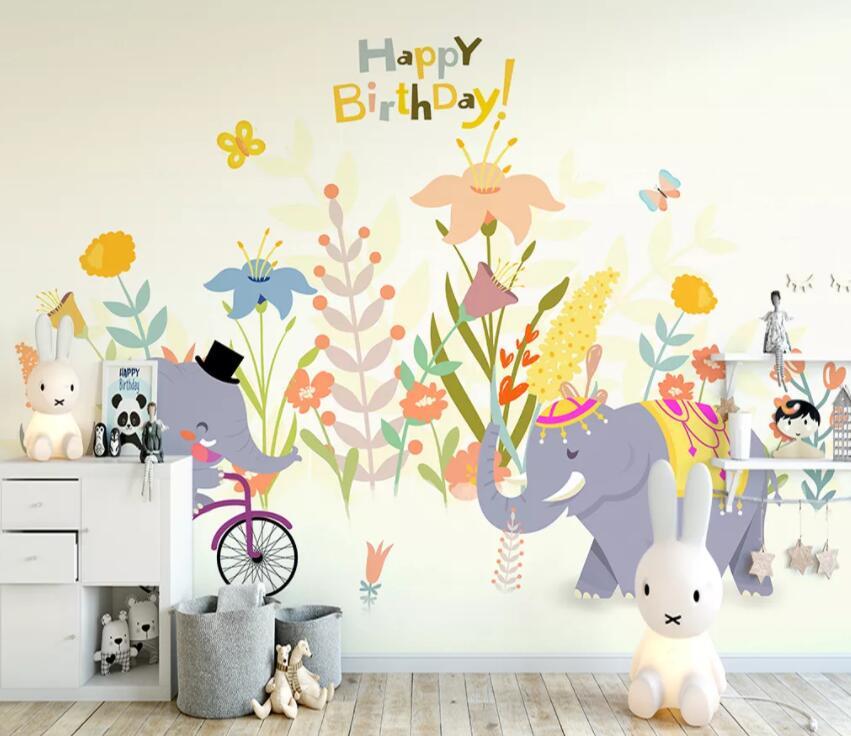 3D Animal Park 671 Wall Murals Wallpaper AJ Wallpaper 2