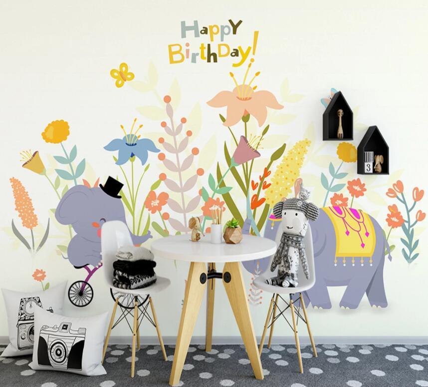 3D Animal Park 671 Wall Murals Wallpaper AJ Wallpaper 2