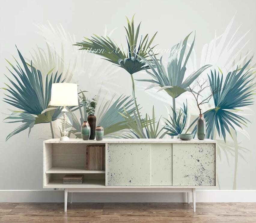 3D Green Plant 639 Wall Murals Wallpaper AJ Wallpaper 2