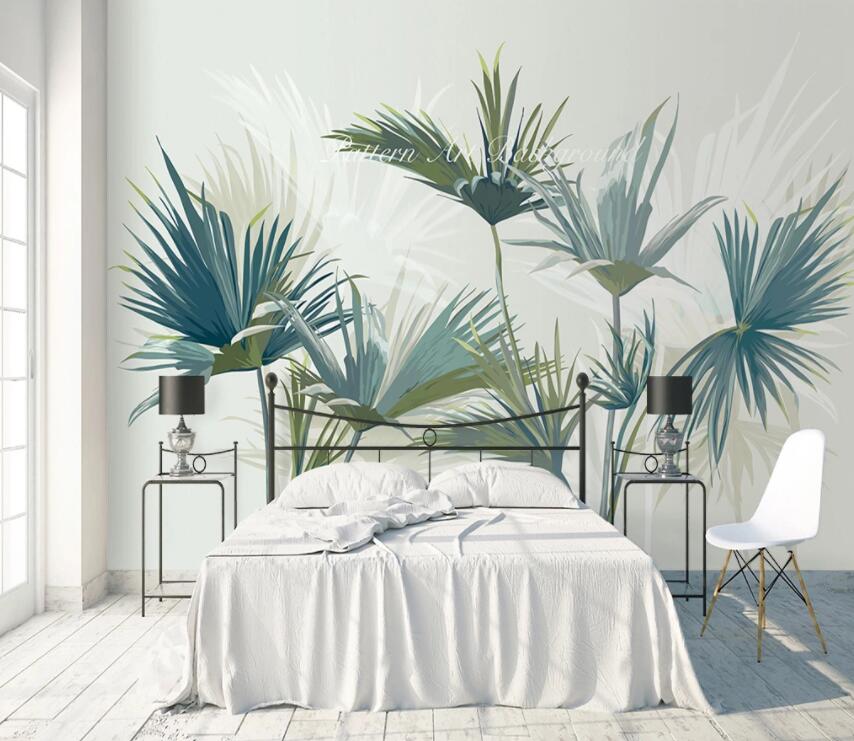 3D Green Plant 639 Wall Murals Wallpaper AJ Wallpaper 2