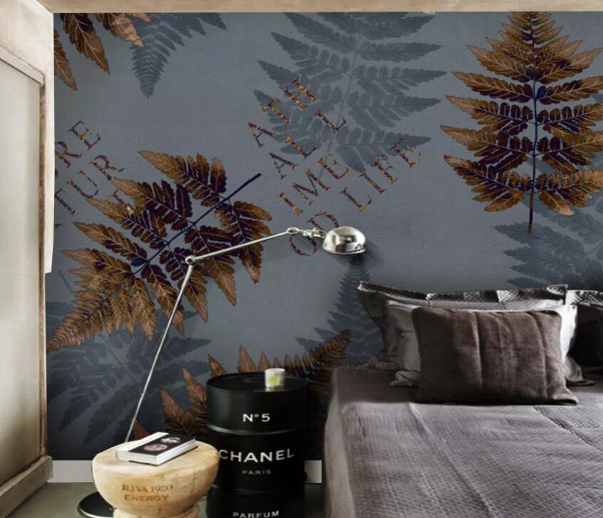 3D Leaves 1383 Wall Murals Wallpaper AJ Wallpaper 2
