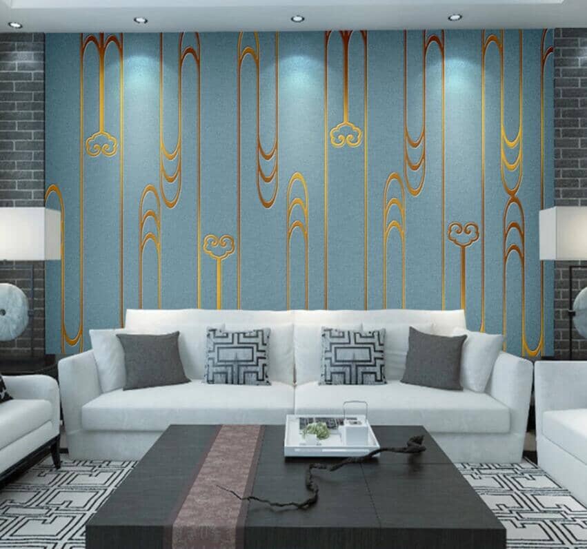 3D Golden Pattern 1592 Wall Murals Wallpaper AJ Wallpaper 2