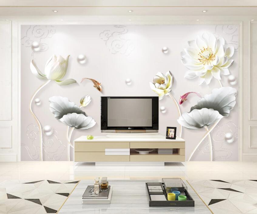 3D Flower 164 Wall Murals Wallpaper AJ Wallpaper 2