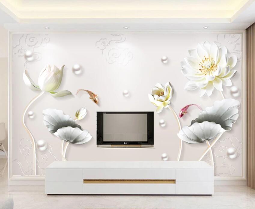 3D Flower 164 Wall Murals Wallpaper AJ Wallpaper 2