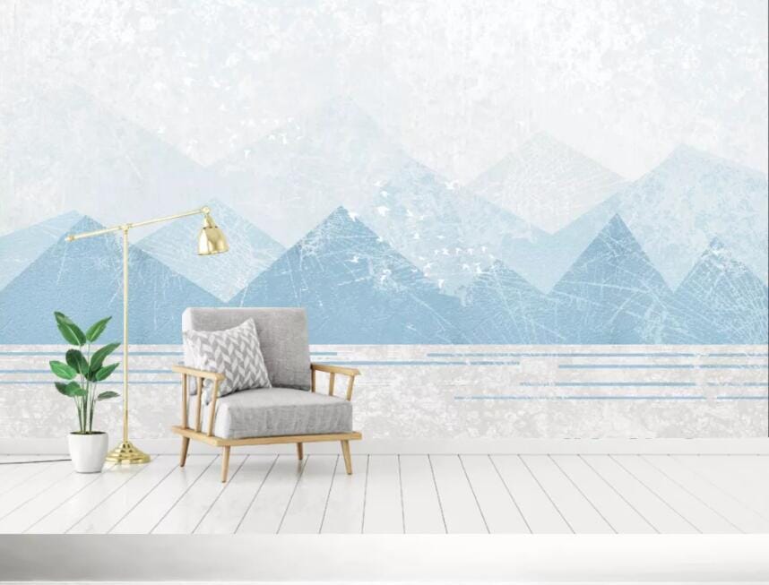 3D Blue Valley 1548 Wall Murals Wallpaper AJ Wallpaper 2