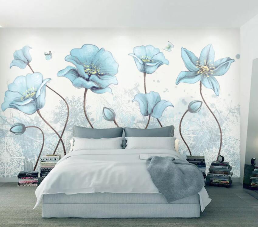 3D Flower 124 Wall Murals Wallpaper AJ Wallpaper 2