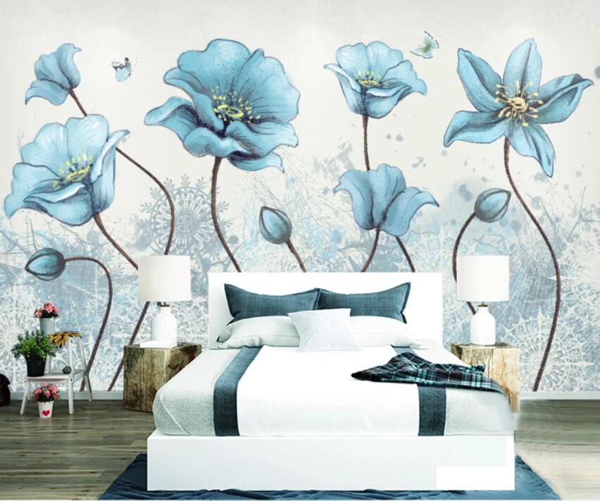3D Flower 124 Wall Murals Wallpaper AJ Wallpaper 2