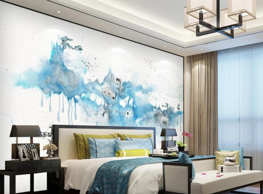 3D Blue Inkjet 098 Wall Murals Wallpaper AJ Wallpaper 2