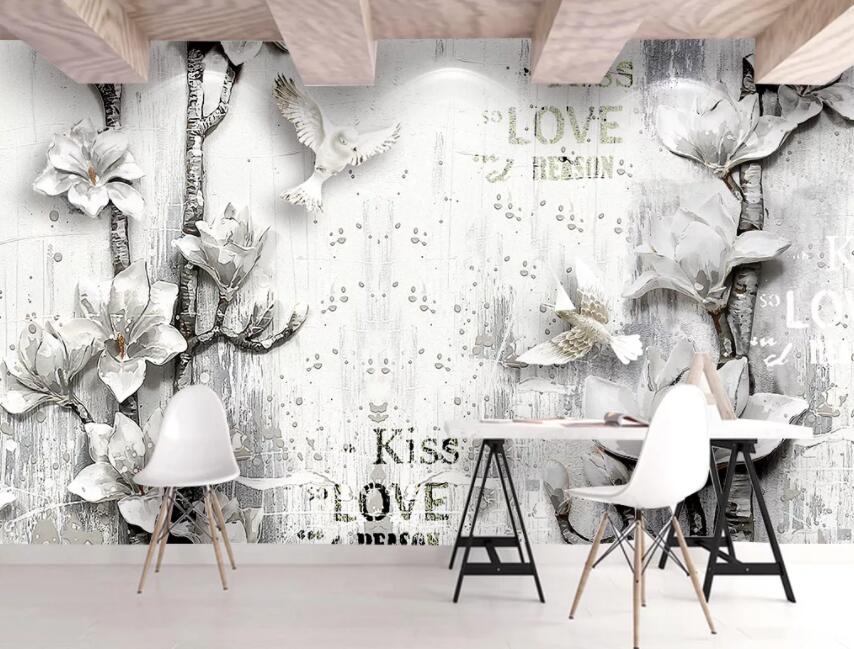 3D Flower 1384 Wall Murals Wallpaper AJ Wallpaper 2