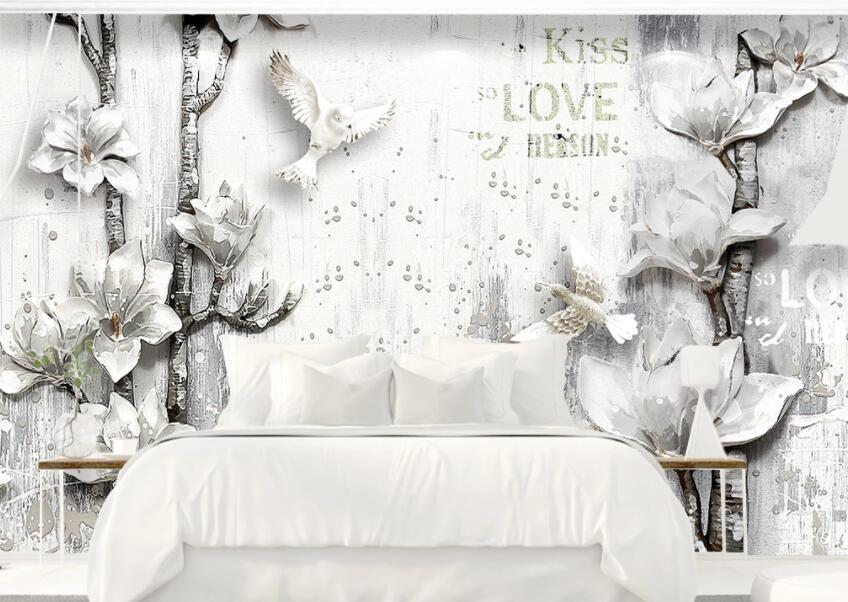 3D Flower 1384 Wall Murals Wallpaper AJ Wallpaper 2