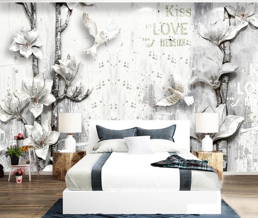 3D Flower 1384 Wall Murals Wallpaper AJ Wallpaper 2