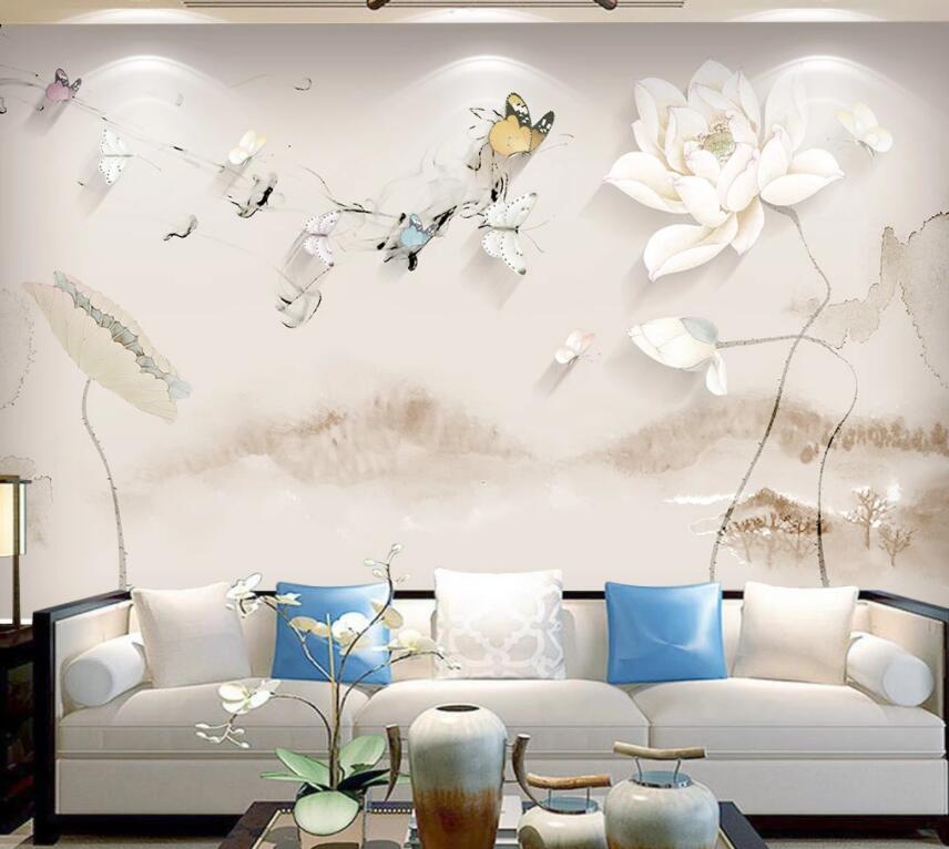 3D Flower 1358 Wall Murals Wallpaper AJ Wallpaper 2