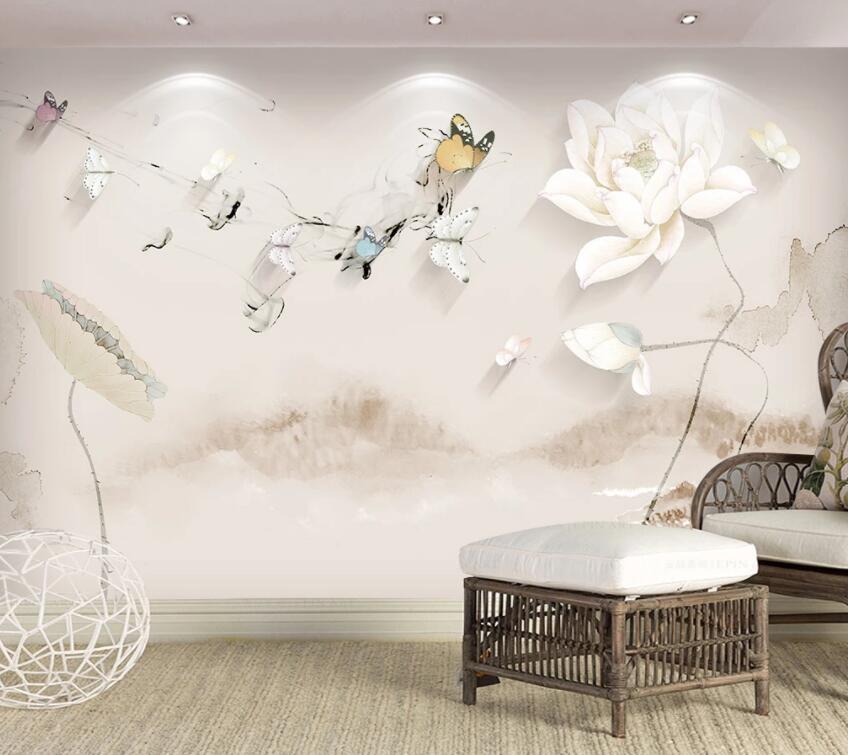 3D Flower 1358 Wall Murals Wallpaper AJ Wallpaper 2