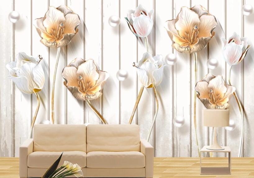 3D Flower 1263 Wall Murals Wallpaper AJ Wallpaper 2
