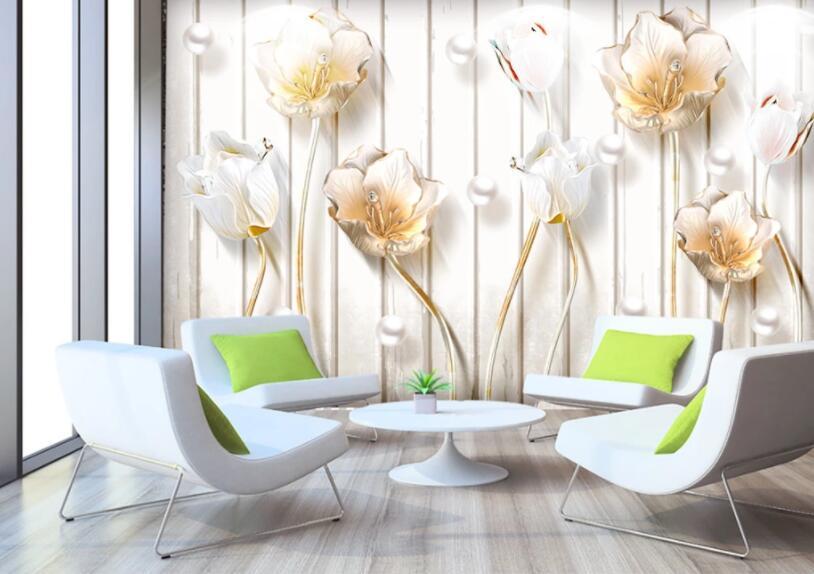 3D Flower 1263 Wall Murals Wallpaper AJ Wallpaper 2