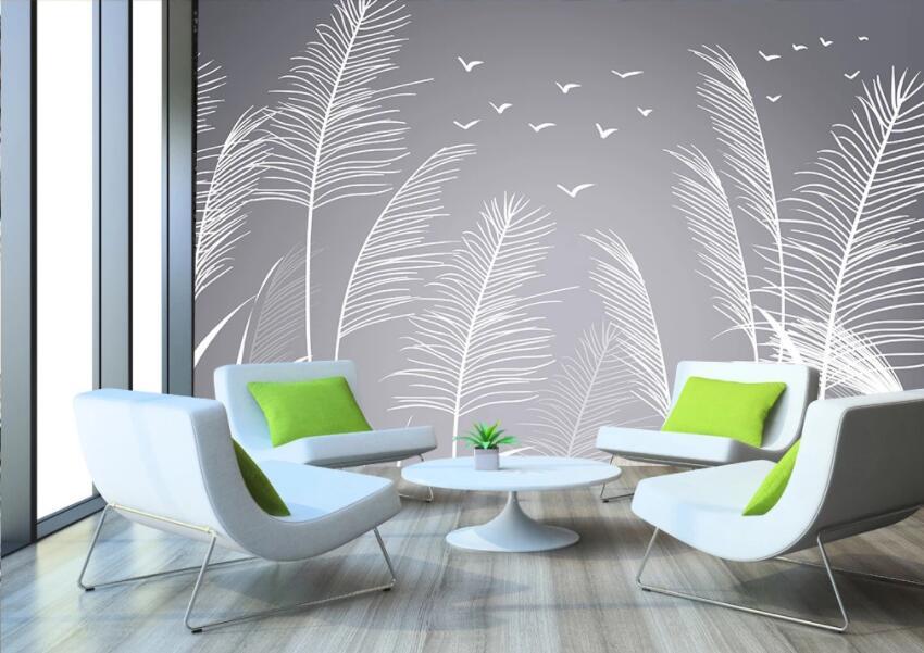 3D Feather 1195 Wall Murals Wallpaper AJ Wallpaper 2