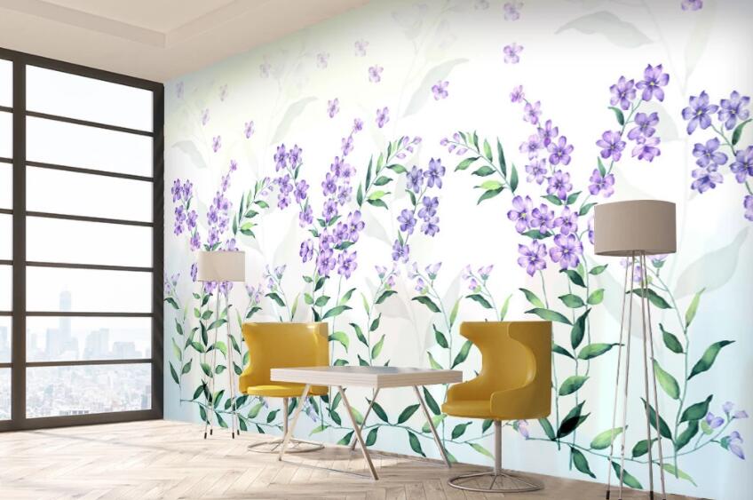 3D Lavender 1149 Wall Murals Wallpaper AJ Wallpaper 2