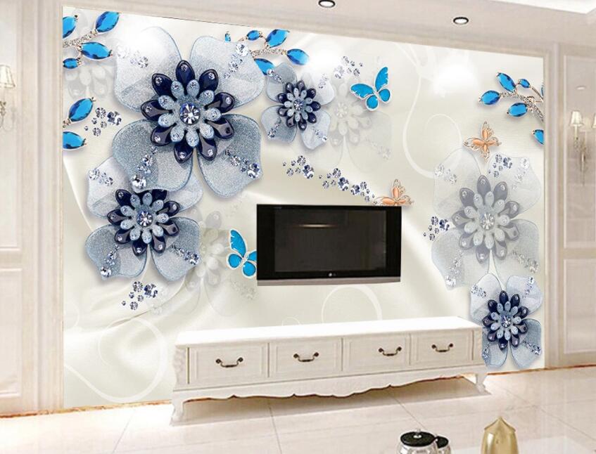 3D Flowers 1127 Wall Murals Wallpaper AJ Wallpaper 2