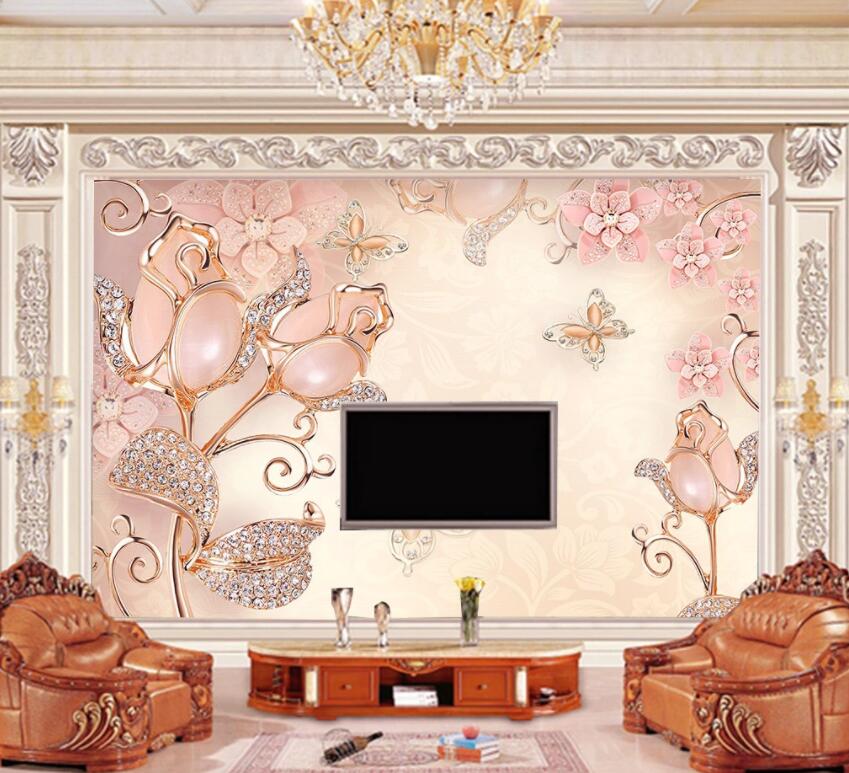 3D Flowers 1126 Wall Murals Wallpaper AJ Wallpaper 2
