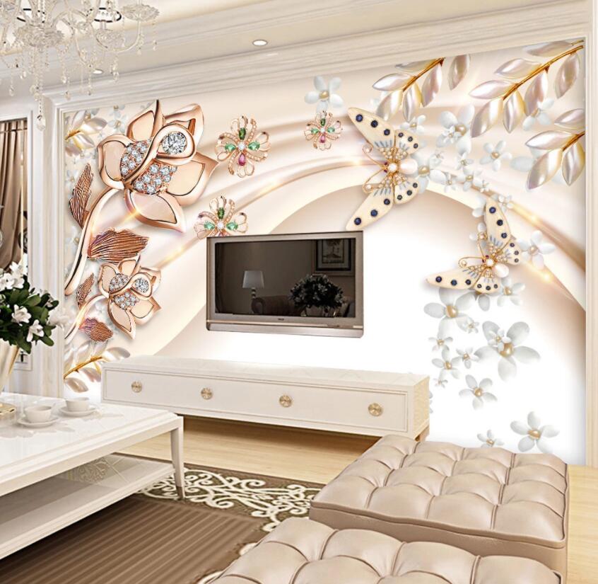 3D Flowers 1124 Wall Murals Wallpaper AJ Wallpaper 2