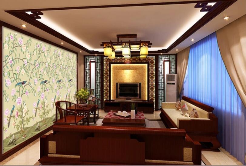 3D Birds And Flowers 902 Wall Murals Wallpaper AJ Wallpaper 2