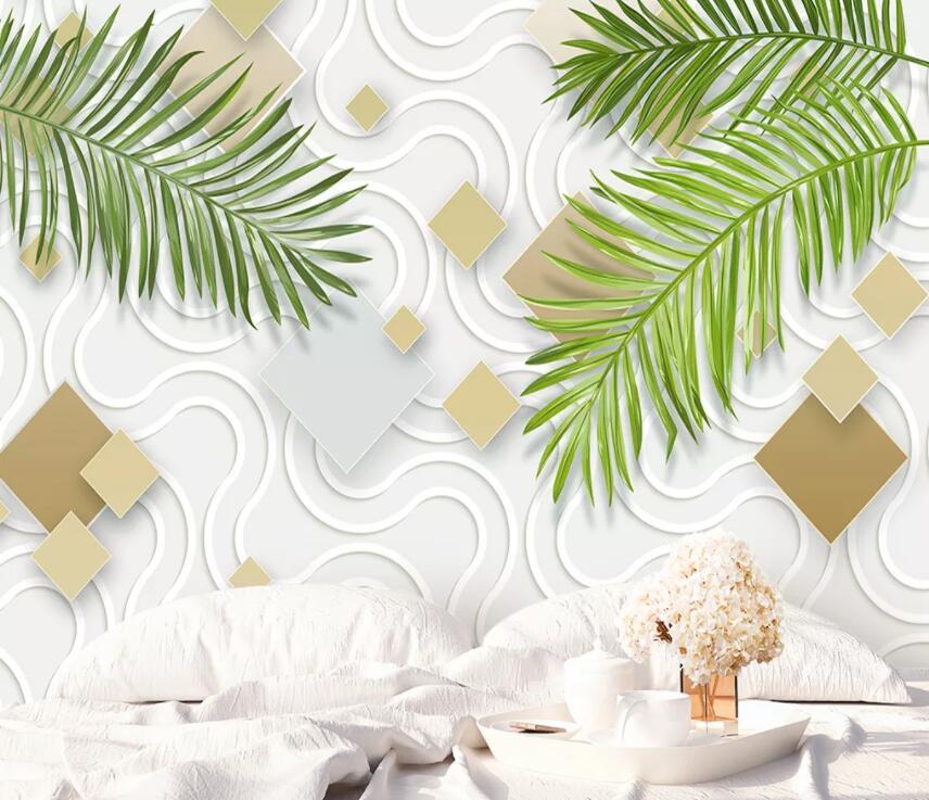 3D Banana Leaf 1874 Wall Murals Wallpaper AJ Wallpaper 2