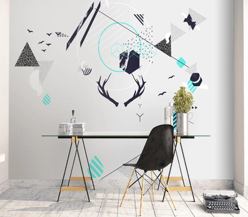3D Geometric Patterns 516 Wall Murals Wallpaper AJ Wallpaper 2