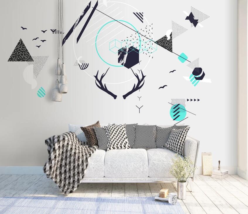 3D Geometric Patterns 516 Wall Murals Wallpaper AJ Wallpaper 2