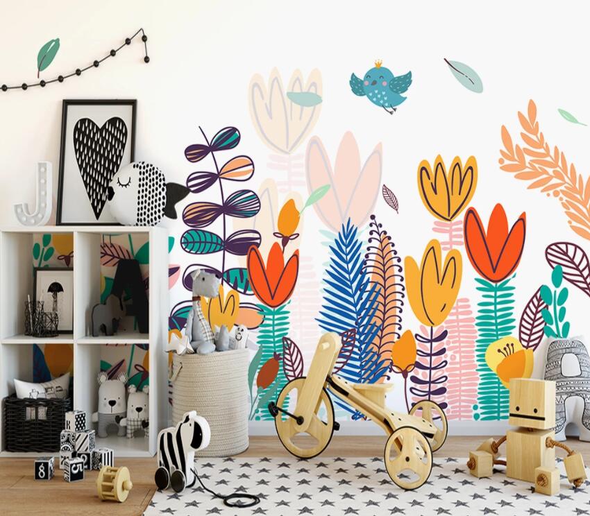 3D Color Graffiti 474 Wall Murals Wallpaper AJ Wallpaper 2