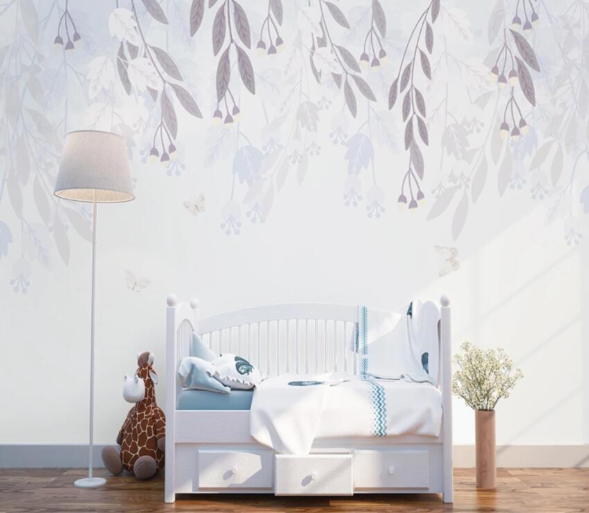 3D Small Leaves 446 Wall Murals Wallpaper AJ Wallpaper 2