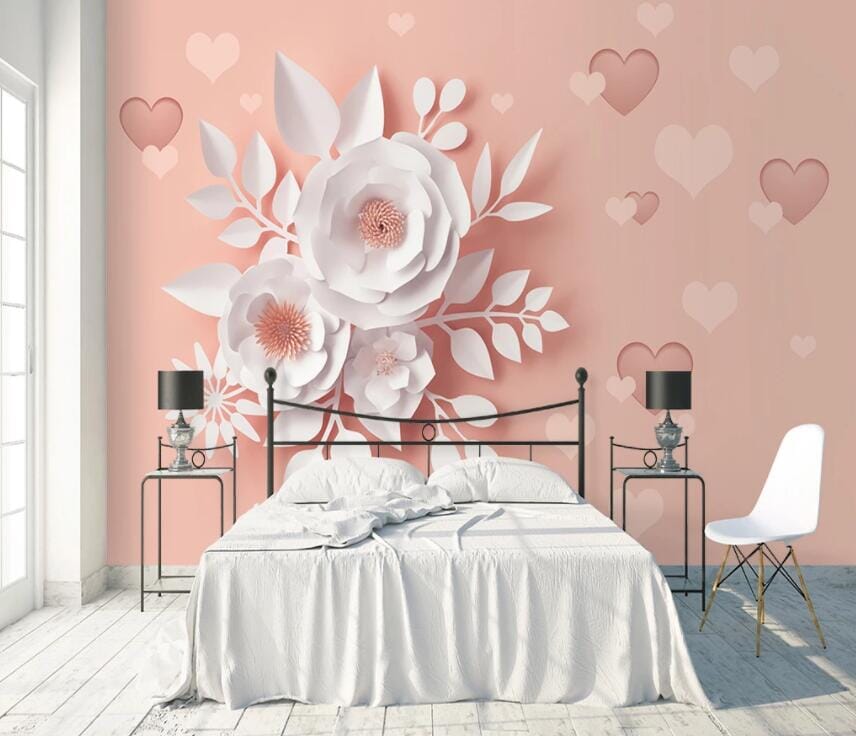 3D Origami Flowers 1780 Wall Murals Wallpaper AJ Wallpaper 2