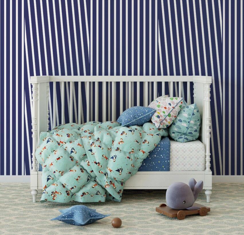 3D Blue Stripes 284 Wall Murals Wallpaper AJ Wallpaper 2