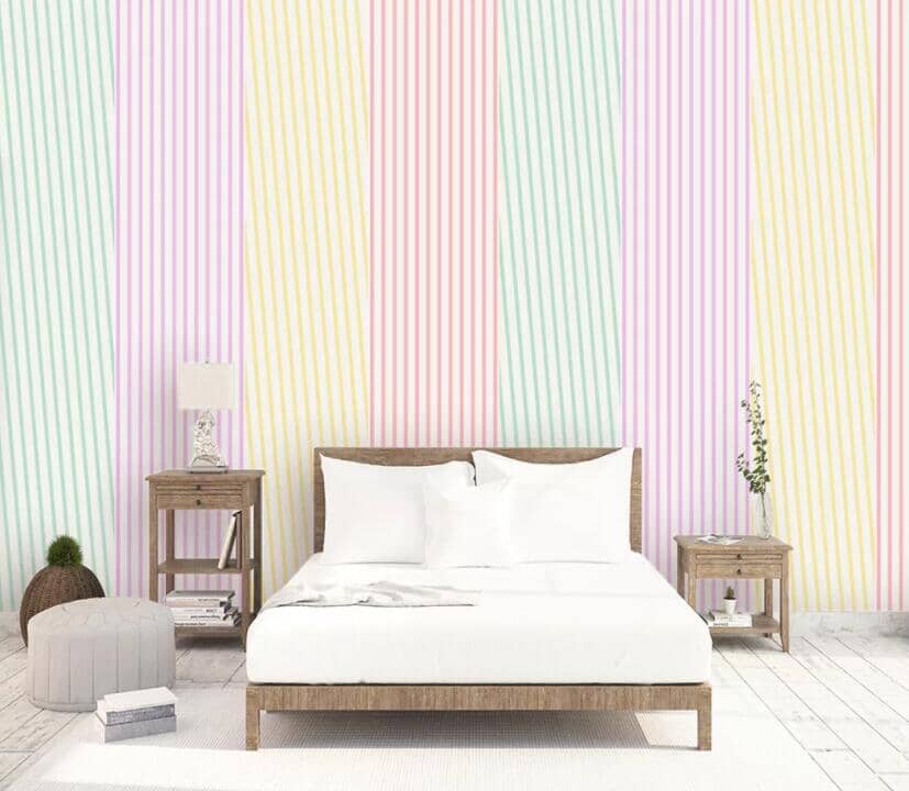 3D Color Stripes 1675 Wall Murals Wallpaper AJ Wallpaper 2