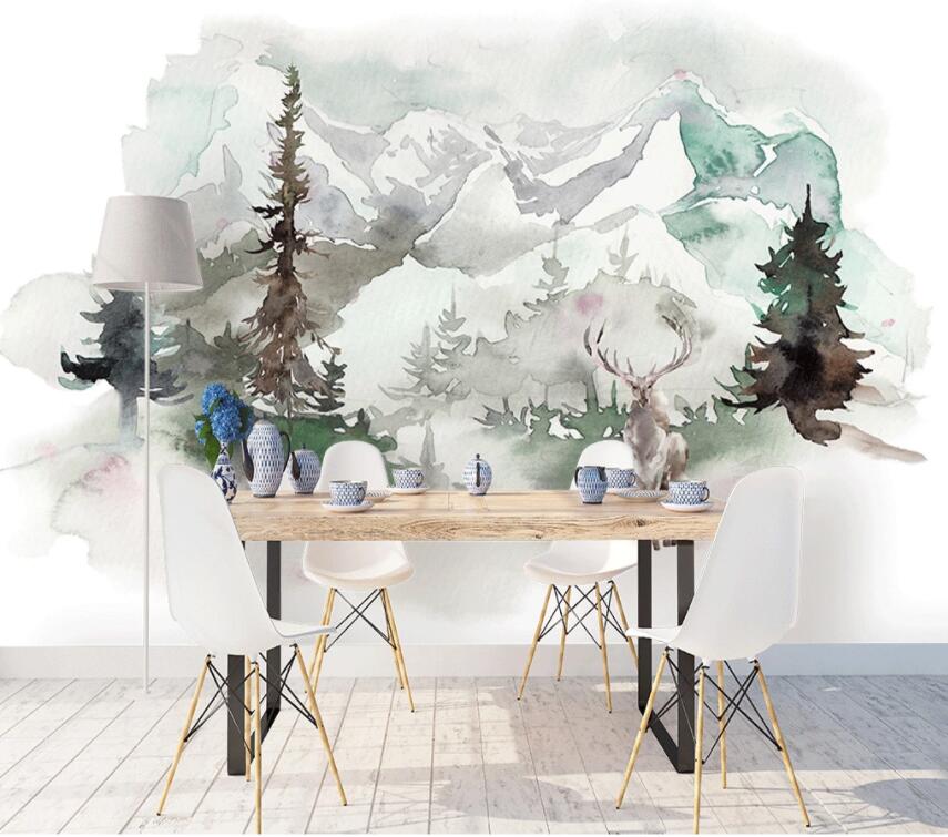 3D Forest 266 Wall Murals Wallpaper AJ Wallpaper 2